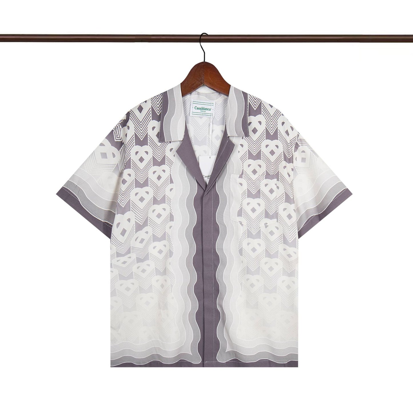 Set de camiseta de manga corta con letras de un partido de fútbol CASA de primavera/verano, jersey holgado y de moda para hombres