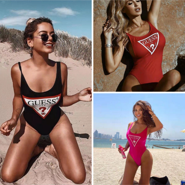 Nuevos bañadores de exportación europeos y americanos, sexy bikini digital split offset en AliExpress