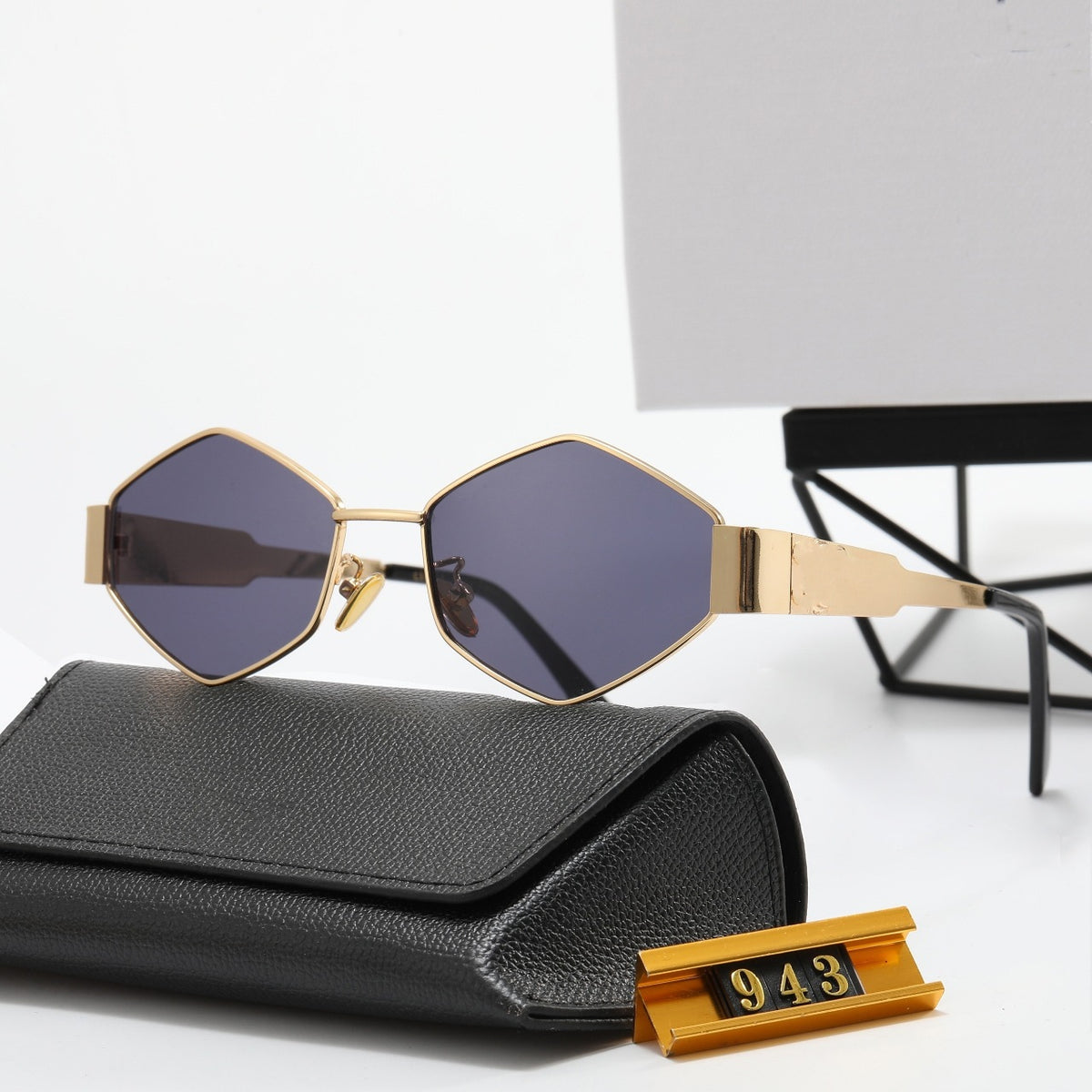 Gafas De Sol Poligonales CE | Estilo Punk