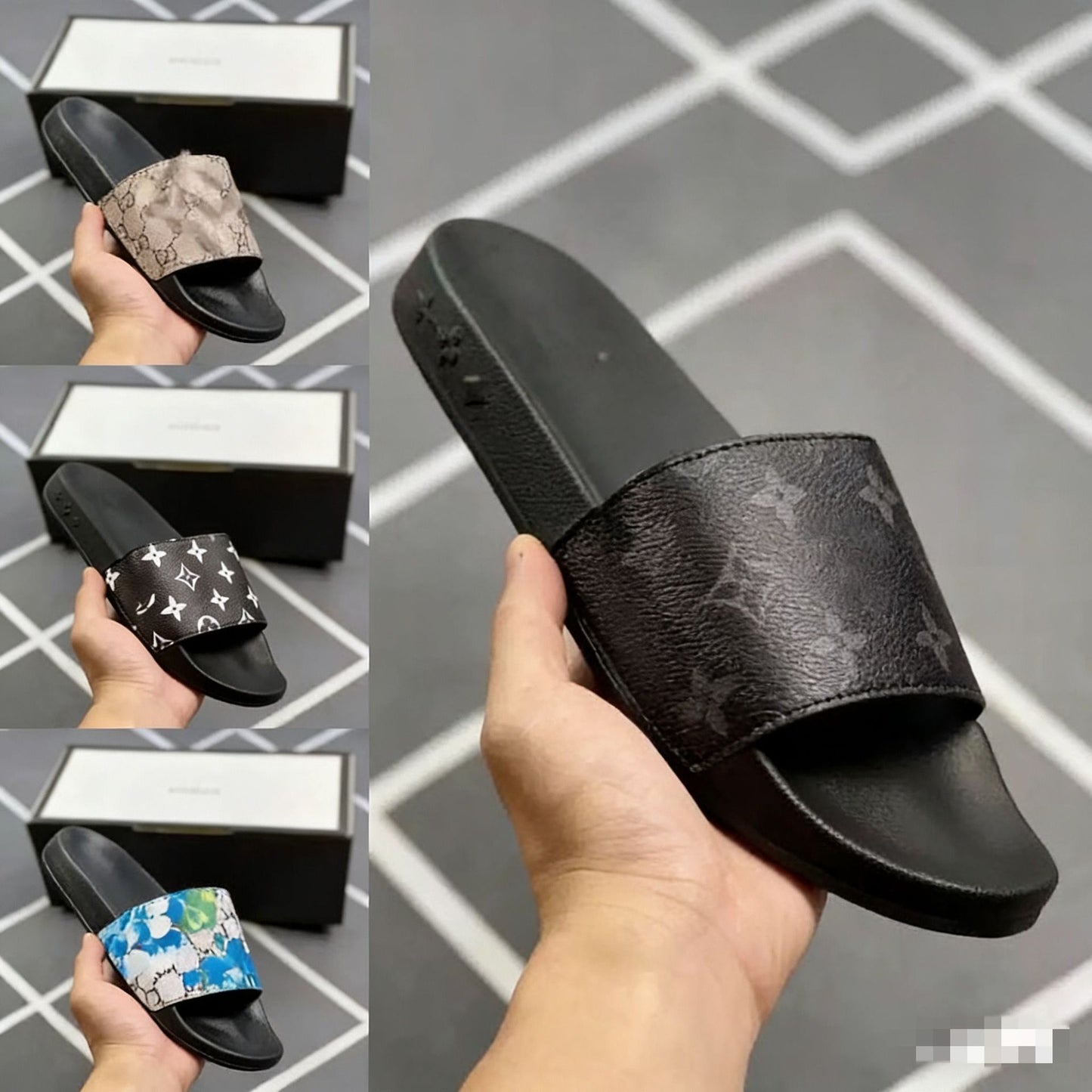 Zapatillas transfronterizas Lüjia con letras nuevas en relieve 2026 Primavera/Verano Primera Capa Zapatillas versátiles de cuero unisex