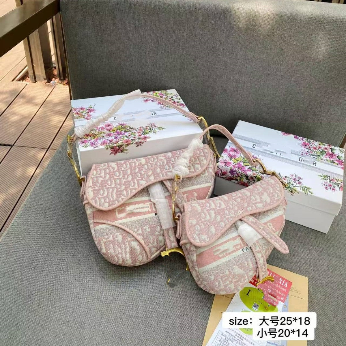 Bolso Mujer CD 2026 | Saddle Con Bandolera | Con Caja