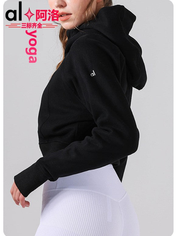 Sudadera Mujer AL | Corta Con Capucha