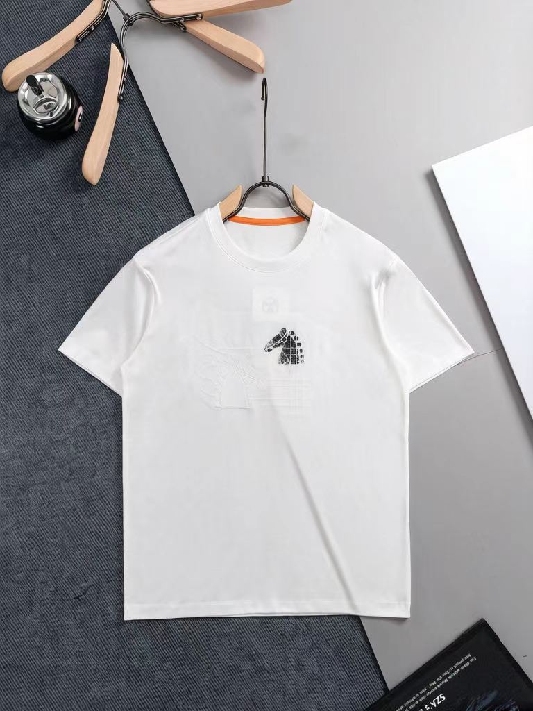 Camiseta H Hombre | Bordado Y Cuello Redondo
