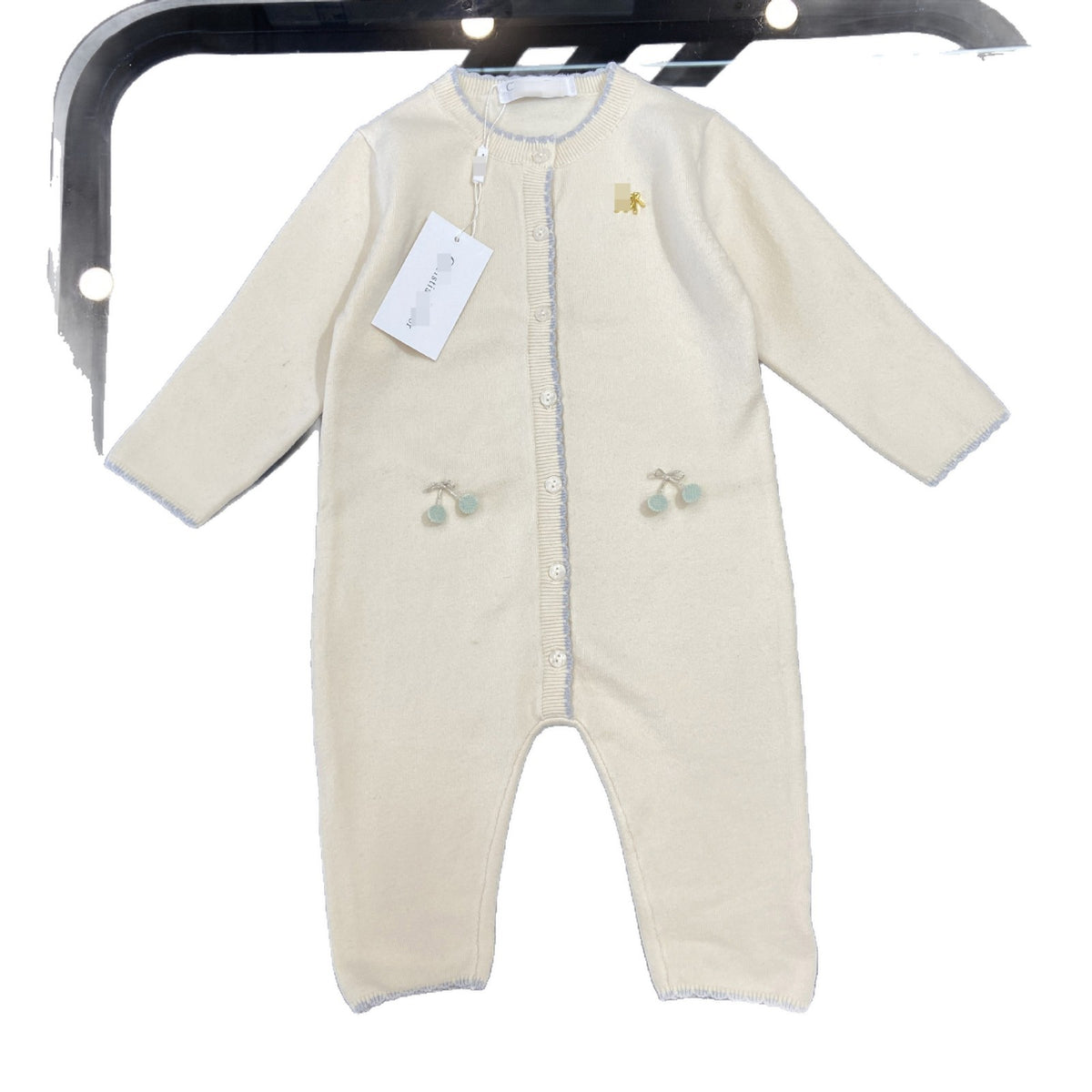 Combinaison en maille pour bébé unisexe CD | Automne et hiver