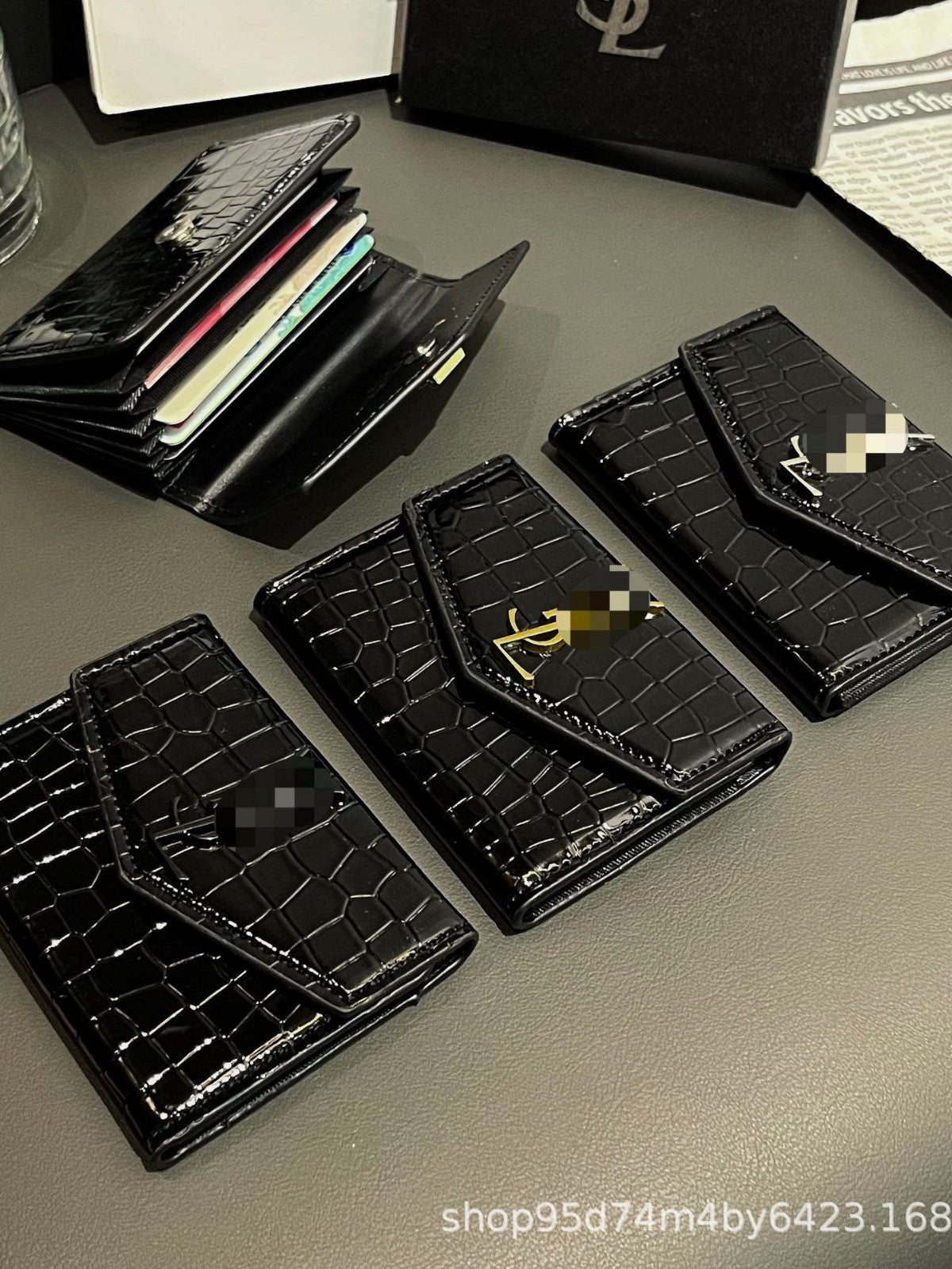 Tarjetero 6 Ranuras + Caja Regalo | Organizador Tarjetas Premium