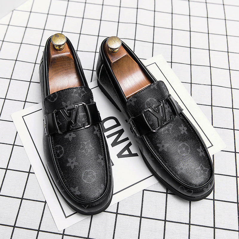 Mocasines clásicos de moda para hombres, parte superior suave de cuero auténtico, suela suave, zapatos casuales de cuero para hombres