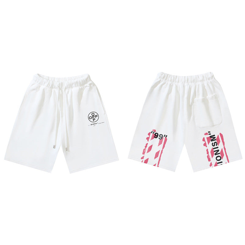 Pantalones Cortos Hombre Estampado Flecha Sueltos | LuxuryMarkt