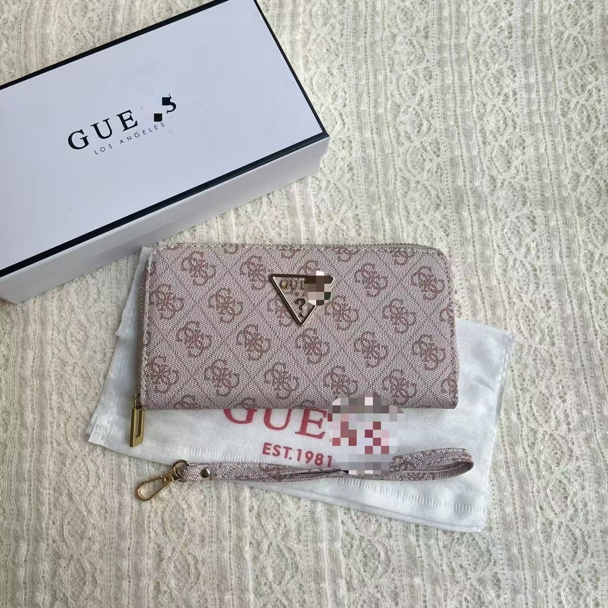 Comercio exterior moda triángulo simple con estampado en triángulo y bolso de cartera larga de gran capacidad, bolso de cartera de longitud media