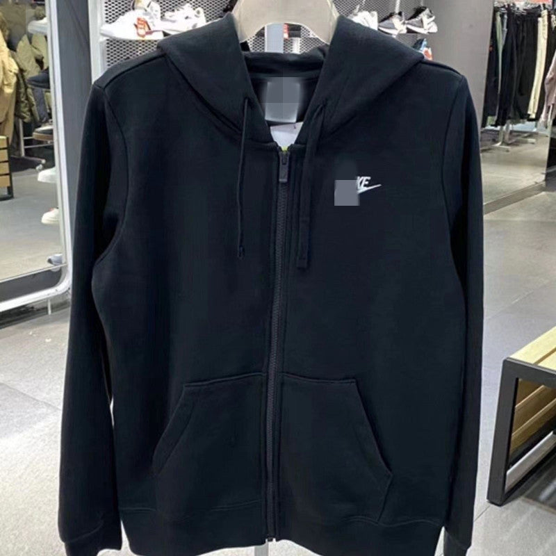 Herren-Kapuzenjacke mit Reißverschluss | Bestickt