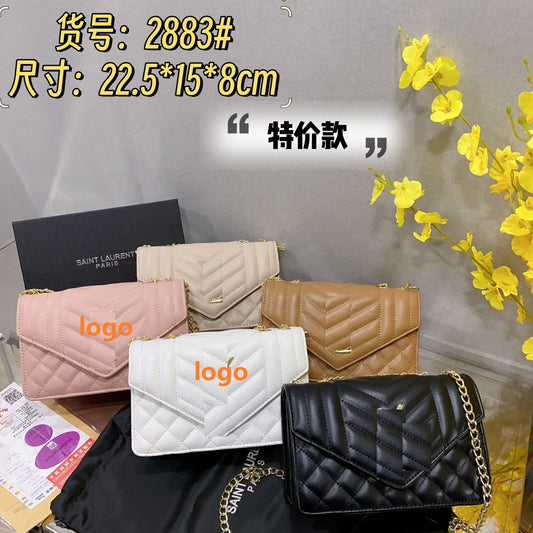 Women's Diamond Pattern Handbag | Niche Fashion Crossbody Bag | With Box
