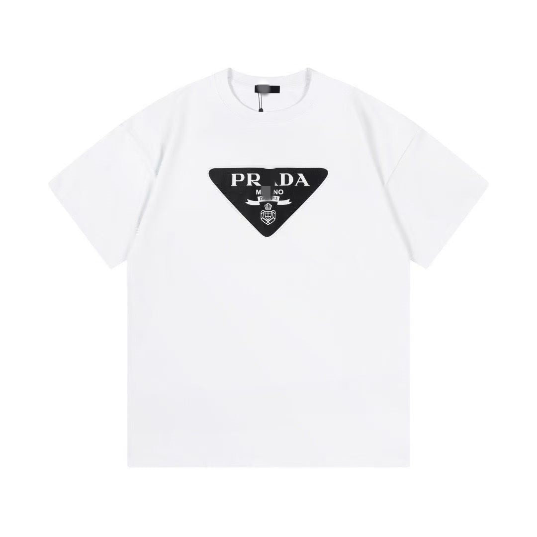 Camiseta unisex de manga corta de 260g de algodón puro de 260g con etiqueta triangular y camiseta de 260g disponible para dropshipping