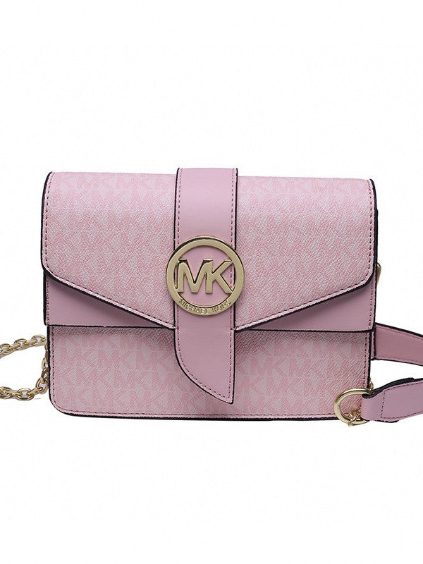 Nuevo bolso cruzado de moda 2025, con letras pequeñas cuadradas de un solo hombro texturizado, con cadena, bandolera de gran capacidad