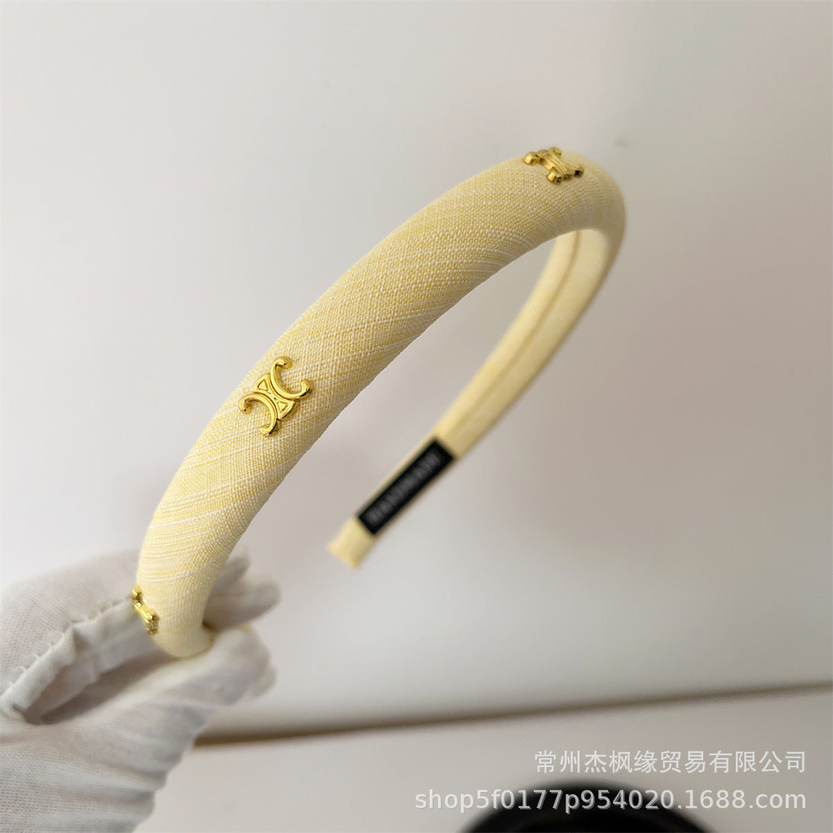 Pulsera fina Triumphal de Triomphe, moño de pinzas de alta gama, limpiador facial planchado y nuevo accesorio de corona alta para mujeres