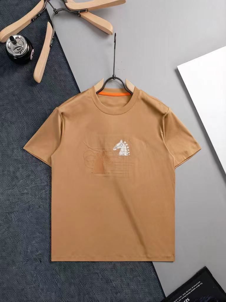 Camiseta H Hombre | Bordado Y Cuello Redondo