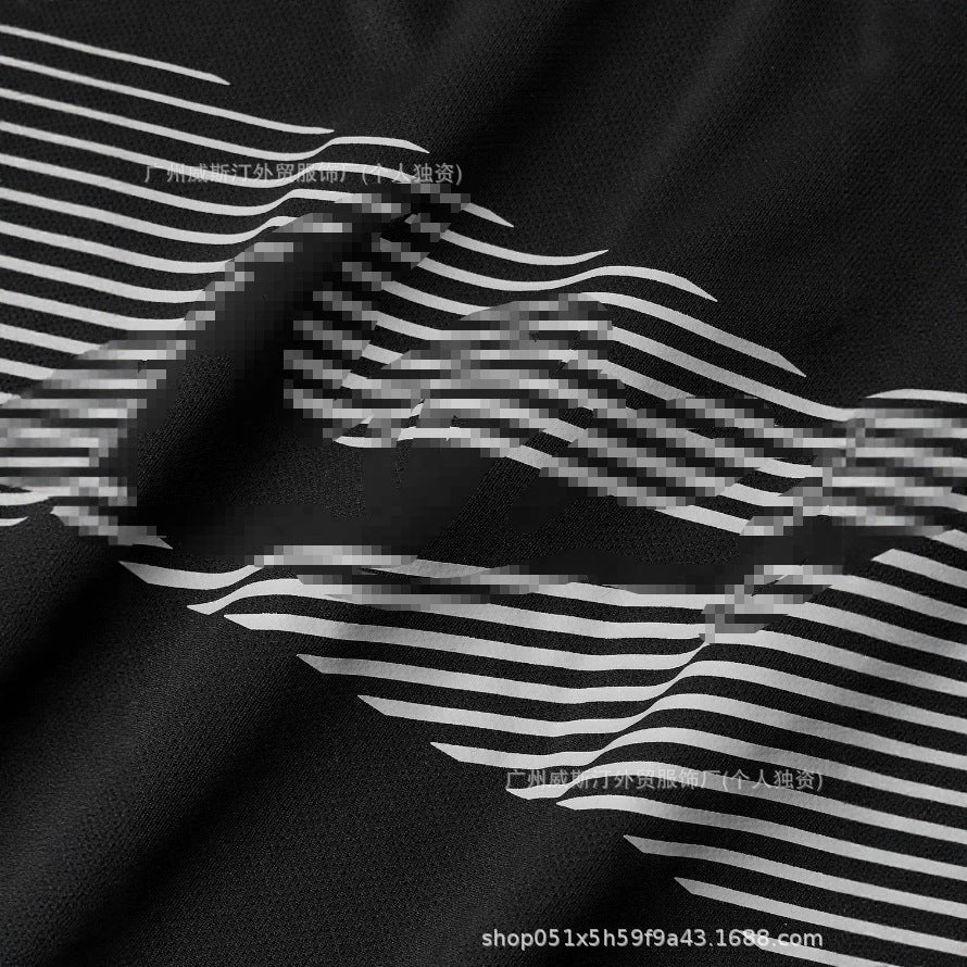 NK Sports T-Shirt | Striped and Short Sleeve