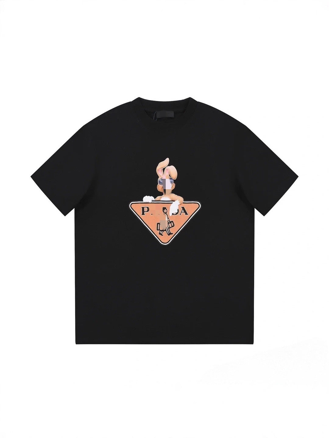 Camiseta unisex de manga corta de 260g de algodón puro de 260g con etiqueta triangular y camiseta de 260g disponible para dropshipping