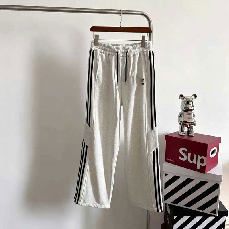 Striped Loose-Fit Sweatpants A