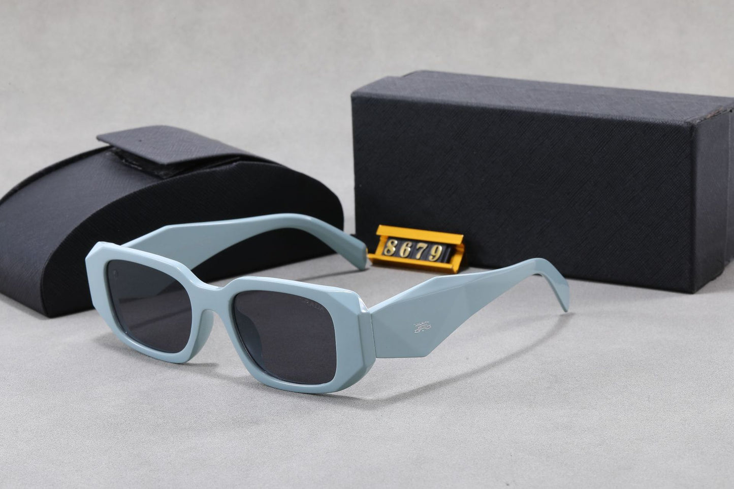 Nuevas gafas de sol de corte poligonal de la familia P, unisex, gafas de sol personalizadas con protección UV de moda, gafas al por mayor