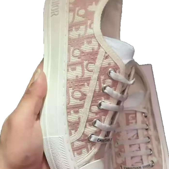 Zapatos de lona bordados con letras altas, zapatos de mujer con plataforma elevada con cordones, zapatos casuales versátiles de flor antigua, zapatos de tapa baja con cordones