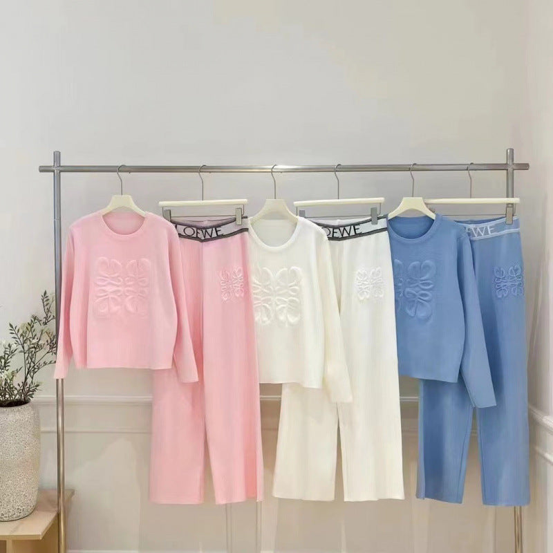 Conjunto Mujer LOE | Jersey Y Pantalón Ancho