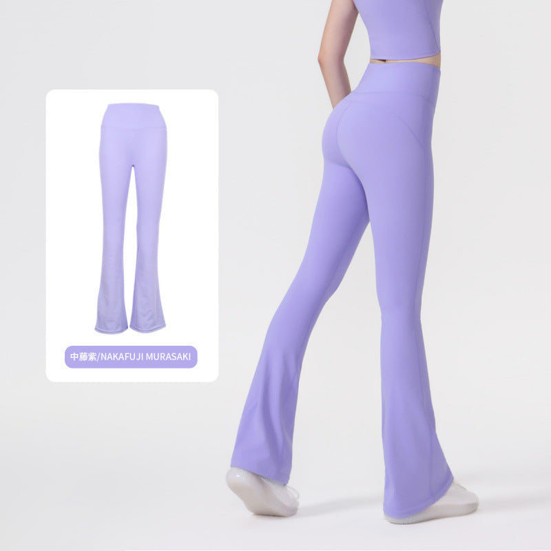 Pantalón Yoga Mujer AL | Microacampanado Y Talle Alto