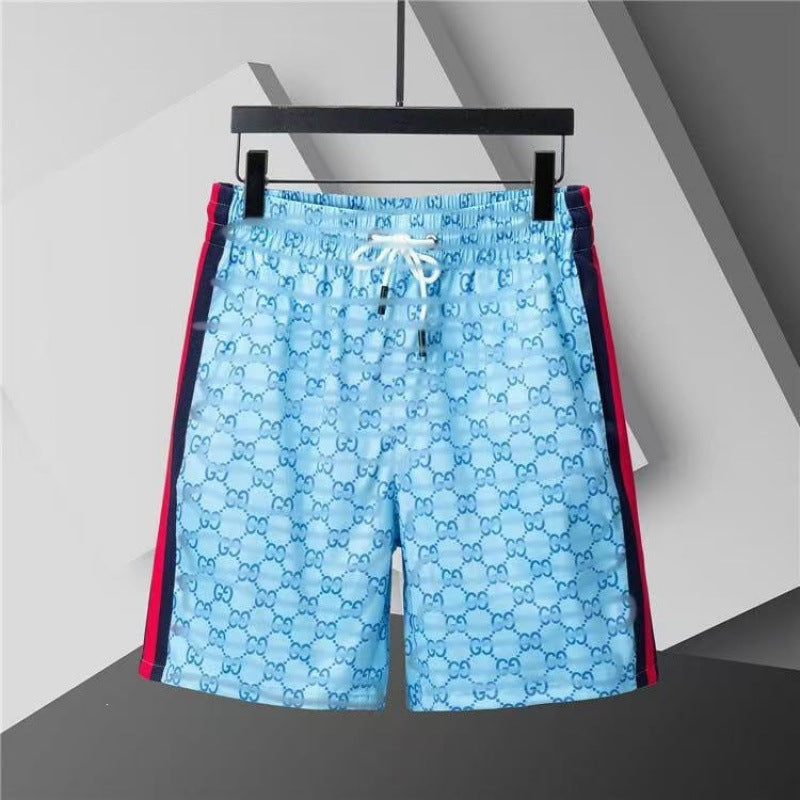Verano 2026 Nuevos pantalones de playa transfronterizos europeos y americanos de secado rápido, pantalones cortos casuales holgados y de moda al por mayor
