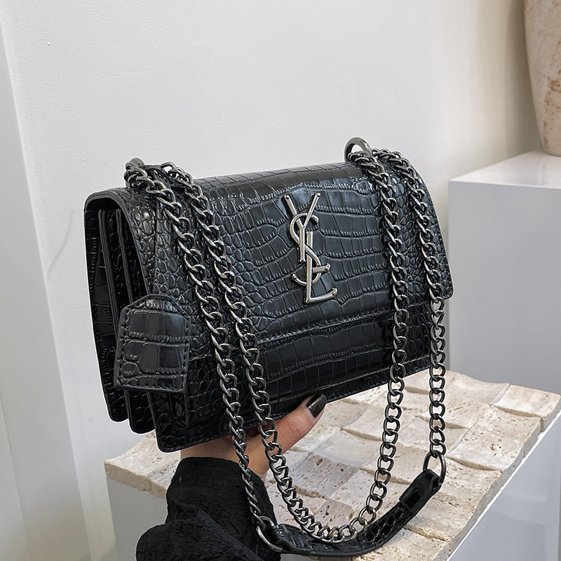Bolsos transfronterizos para mujer 2026 nueva cadena vintage europea y americana de alta gama, bolso familiar Yang de moda bandolera de un solo hombro