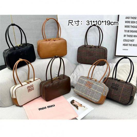 Women's Canvas Bag MM | Long Handle | No Box
