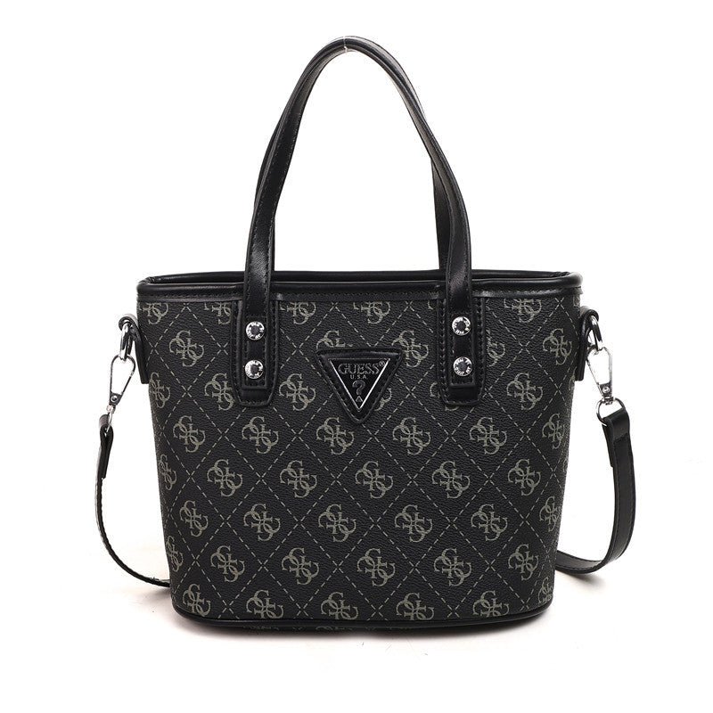 Comercio exterior, nueva moda de bolso pequeño de tres bolsos pequeños de tres bolsos para suegras y bolso sencillo de mujer con estampado de un hombro, bolso cruzado