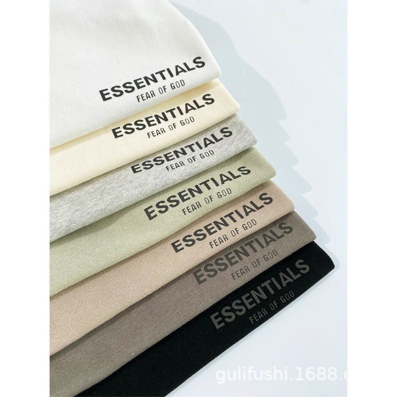 Nuevos pantalones cortos de doble línea OFGO 2025, pantalones cortos deportivos casuales de algodón de cinco puntos, pantalones cortos de verano de secado rápido de calle