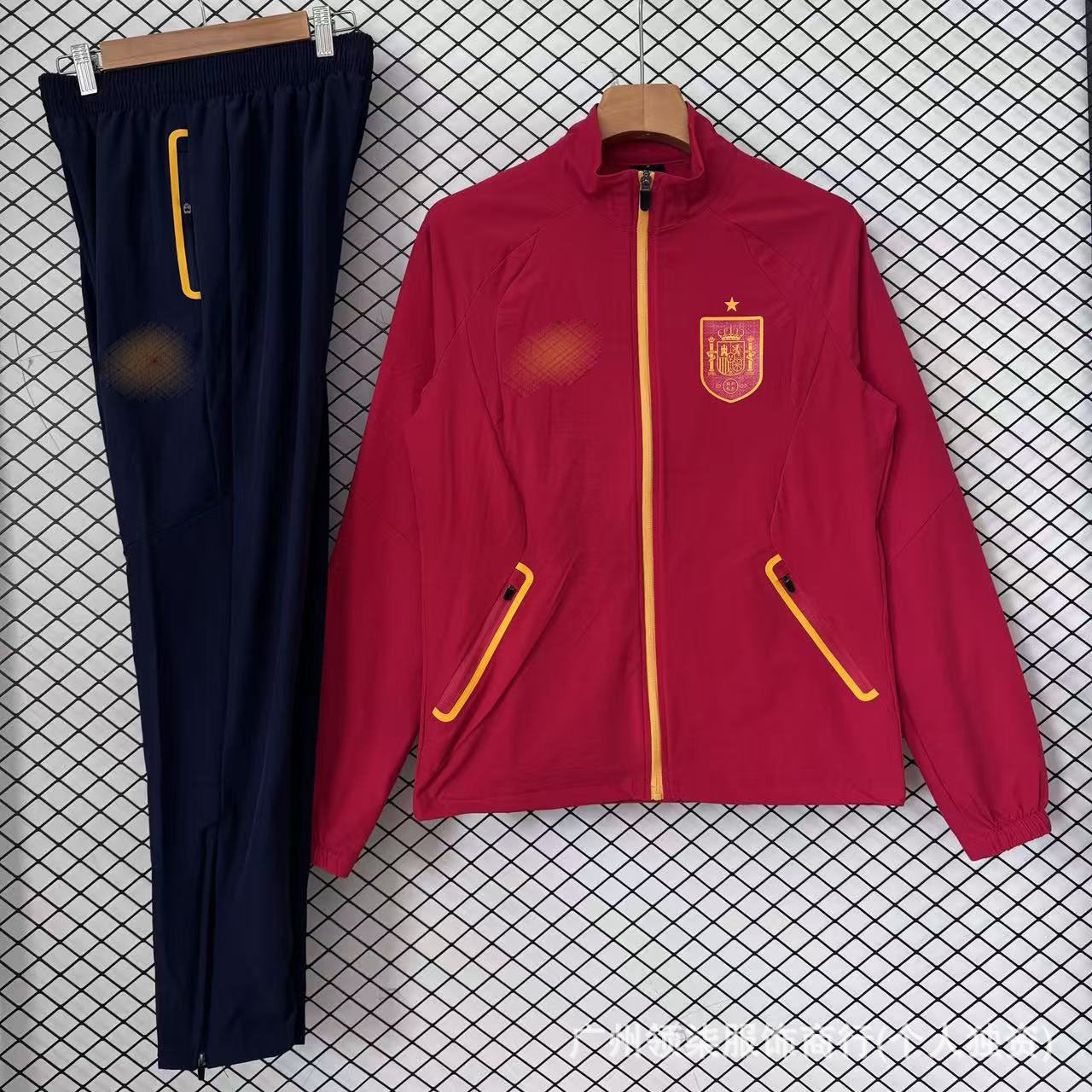 Nuevo equipamiento de fútbol, conjunto de chaquetas impermeables impermeables y de moda del Arsenal para entrenamiento español