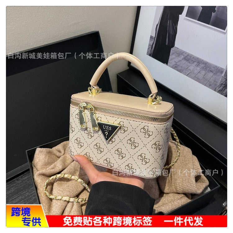 Nuevo monograma transfronterizo, bolsos de hombro sencillo de gran venta, 25 bolsos de cadena modernos y versátiles para mujer