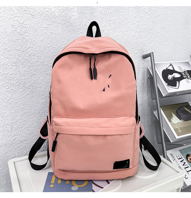 Una mochila de nylon moderna de dropshipping, mochila estampada de gran capacidad y con estampado elegante, mochila de estudiante universitario con alfabeto para la vuelta al cole