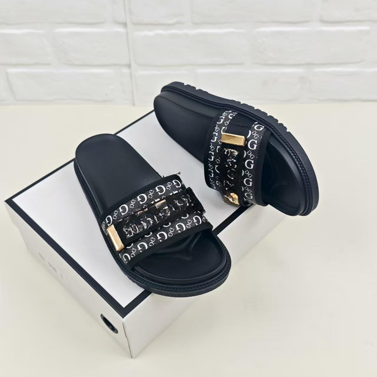 Zapatillas transfronterizas, verano, GUESS, nuevas sandalias de moda europeas de influencers al aire libre, sandalias de marca de moda al aire libre