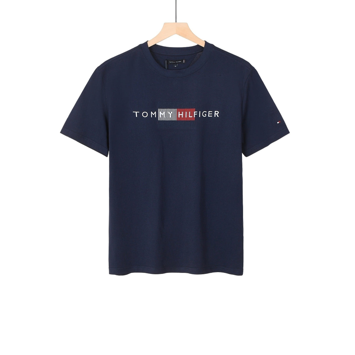 T-shirt Tommy a maniche corte ricamata di coppia | Puro cotone
