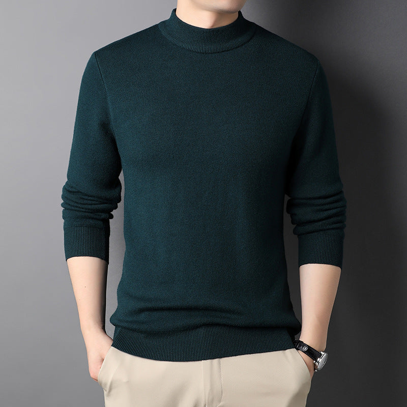 Jersey Cuello Alto Hombre - Suave y Cálido Primavera Otoño