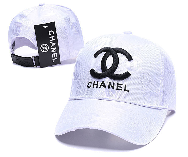 Gorras de béisbol versátiles unisex de estilo coreano con bordado 3D de alta versión, protección solar estilo Chanel al por mayor