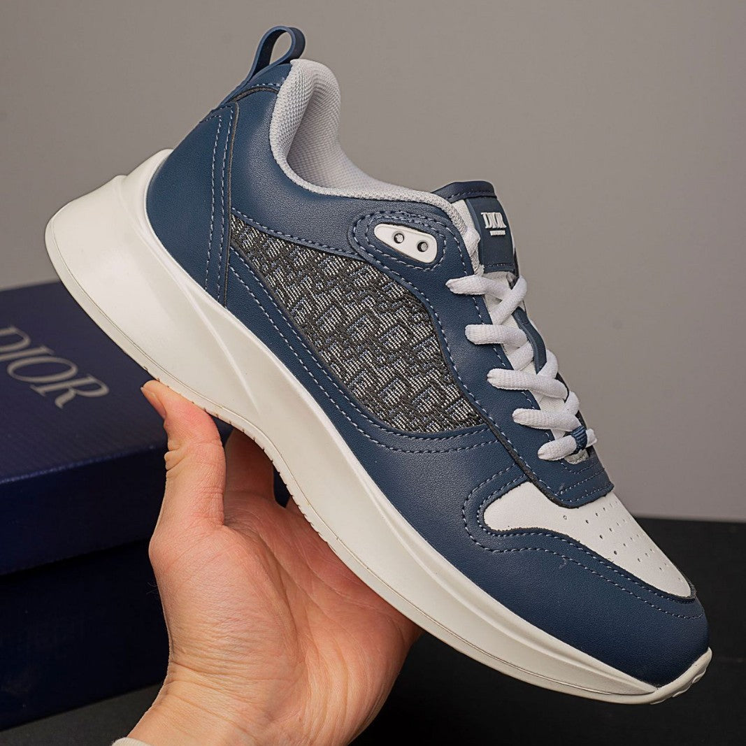Estación Europea B25 2026 Letras impresas Zapatos de moda masculina de moda baja y transpirables, con cordones y reposo de moda moderna