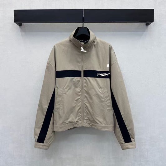 SL Zipper Jacket | Shoulder Pads and Lettering