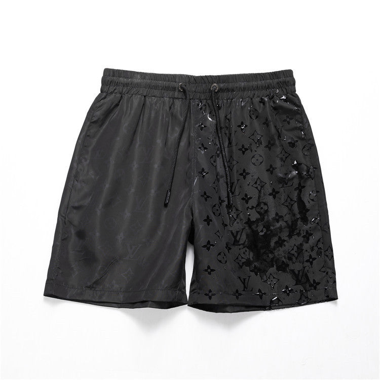 Pantalones Cortos Playa Unisex Letras Secado Rápido | Moda 2025