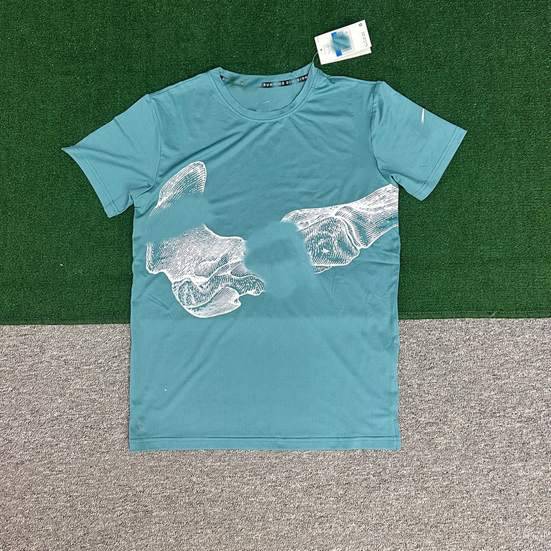 Men's Sportswear Set | Quick-Dry Ice Silk T-Shirt + Shorts