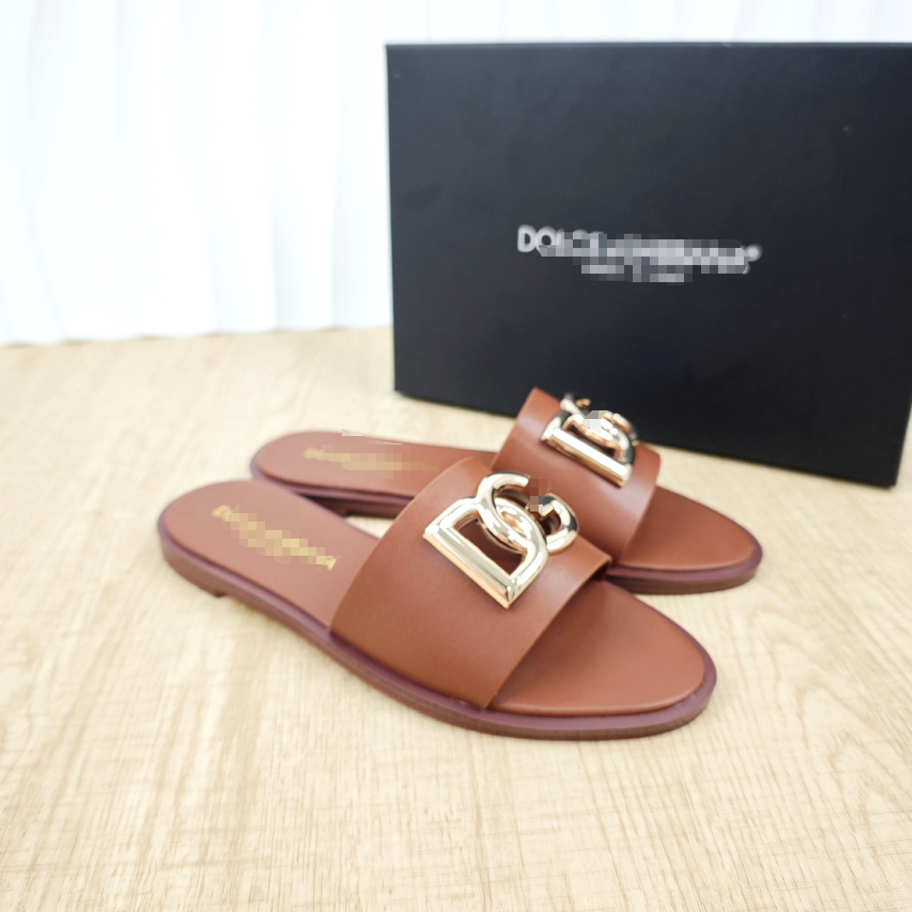 Zapatillas DG de Comercio Exterior Transfronterizo 2025, tacones planos con discapacidad, sandalias a la moda, zapatos de manualidades multicolores, zapatos de mujer