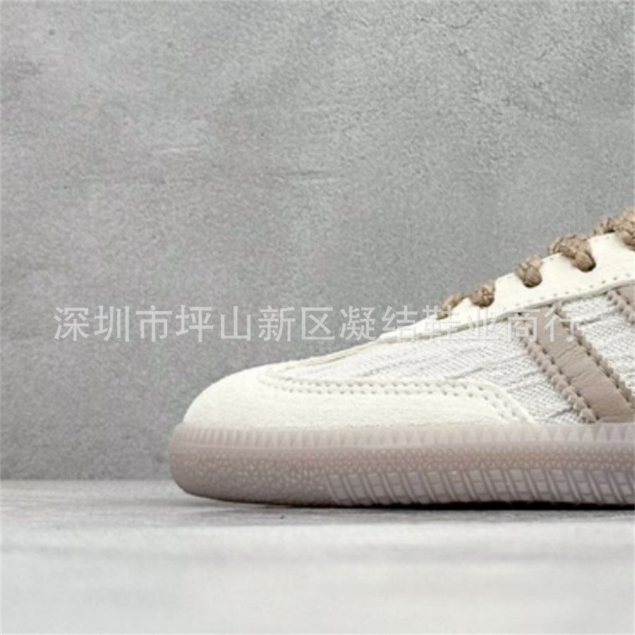 Comercio exterior de origen transfronterizo para hombres y mujeres, zapatillas de entrenamiento casuales versátiles y ligeras morales para parejas, zapatillas bajas de puntera redonda con cordones