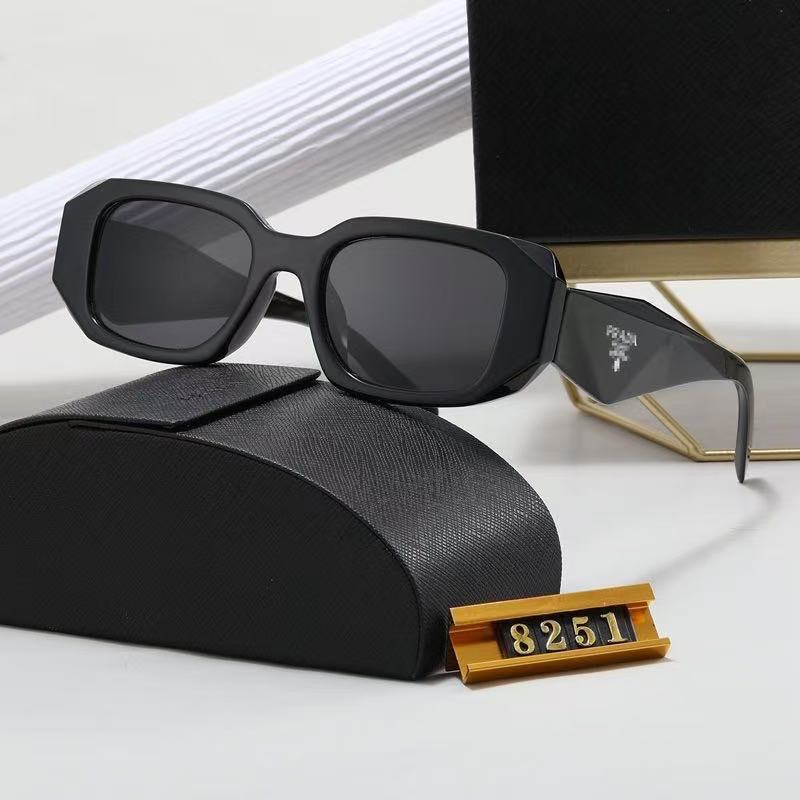 Nuevas gafas de sol de corte poligonal de la familia P, unisex, gafas de sol personalizadas con protección UV de moda, gafas al por mayor