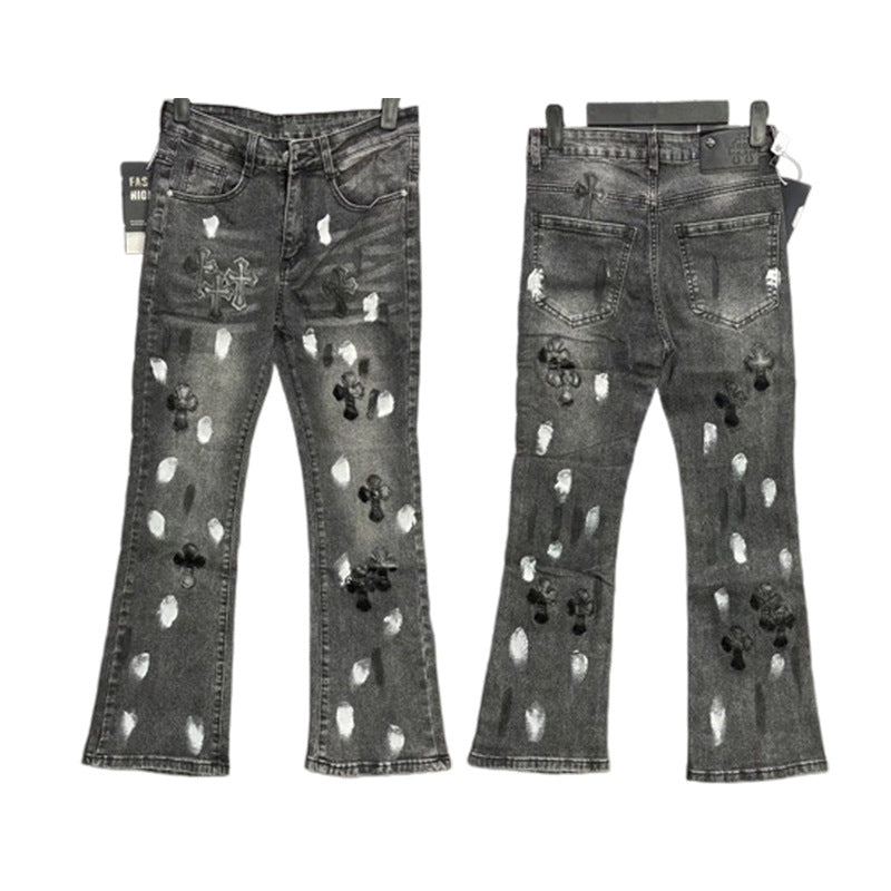 Vintage Cross-Patch Luxury Jeans