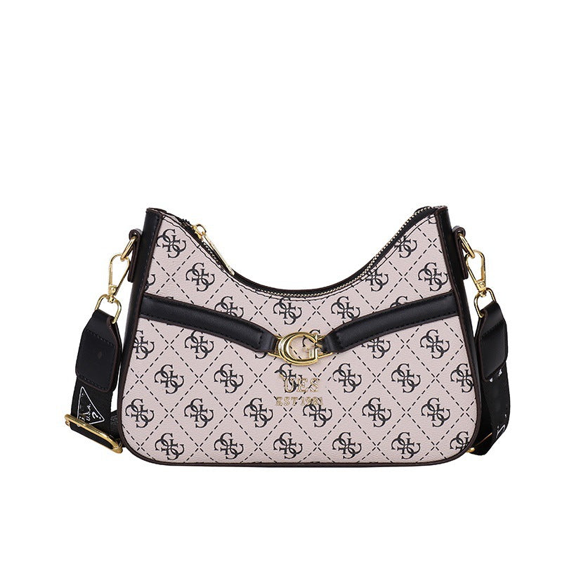 El bolso cruzado de monograma de alta gama de 2026 para mujer de un solo hombro de tendencia y muy vendido de moda para mujer