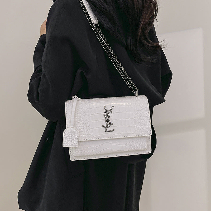 Bolsos transfronterizos para mujer 2026 nueva cadena vintage europea y americana de alta gama, bolso familiar Yang de moda bandolera de un solo hombro