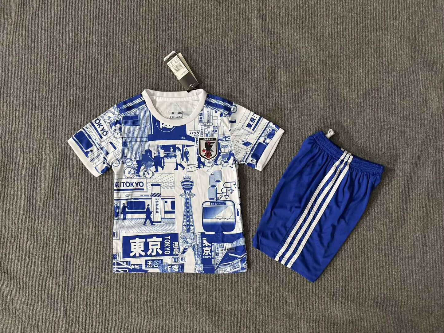 Set de camisetas de fútbol infantil de la Copa del Mundo 2627 para Brasil, Portugal, Italia, Alemania y Japón Conjunto al por mayor y personalizado