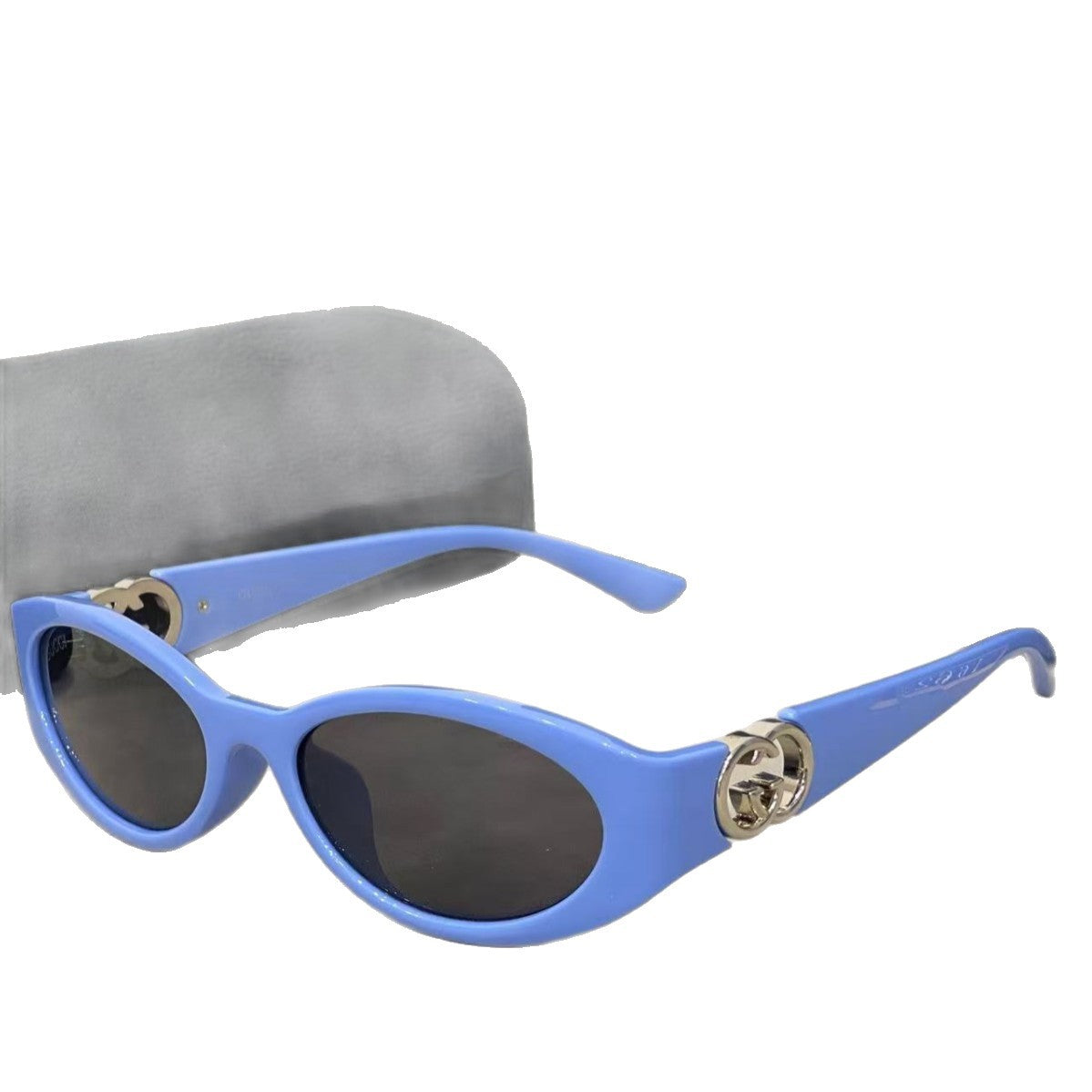 Gafas de sol de montura pequeña de estilo ojo de gato para mujer, gafas de sol versátiles de moda europeas y americanas, gafas de estilo urbano transfronterizo para hombre al por mayor