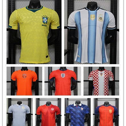 Ventas directas de fábrica de 48 camisetas para el Mundial 2026, ediciones para jugadores, camisetas de fútbol de Argentina, Brasil, Francia e Inglaterra